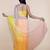 Suta Yellow  Orange Ombre Sequin Embellished Handcrafted Organza Saree