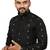 Black Color Woven Viscose Rayon Styles Men's Wear Kurta.