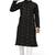 Black Color Woven Viscose Rayon Styles Men's Wear Kurta.