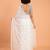 Suta Women White Embellished Pure Cotton Blend Saree