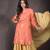 Peach Echo Handwoven Brocade Gharara Set