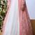 SHUBHKALA WHITE THREAD embroidered GEORGETTE SEMI STITCHED LEHENGA WITH KOTI