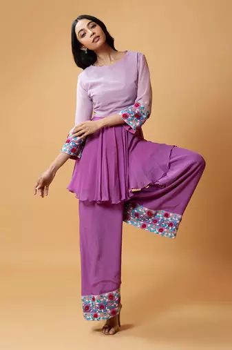 Double Shaded Sharara Set