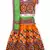 Banjara India Kutchi EmbroideOrangeGirls Chaniya Choli with Dupatta (CC1-BWR) - Orange
