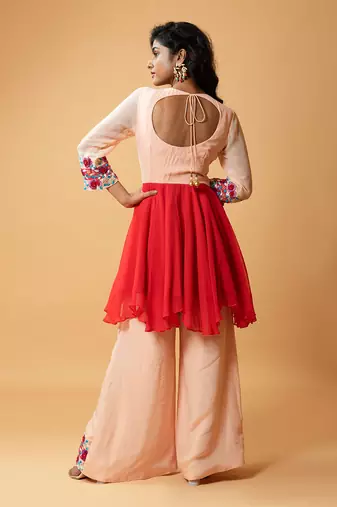 Double Shaded Sharara Set