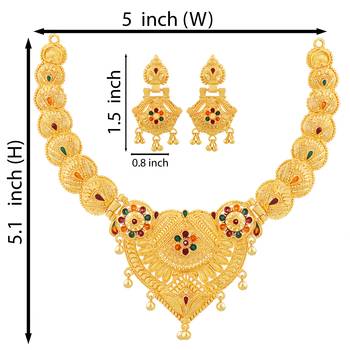 Multicolor zircon   necklace-sets 5