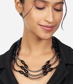 Multi-Strand Black Onyx Necklace