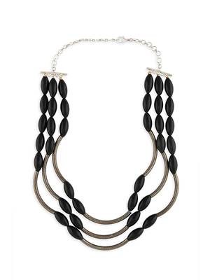 Multi-Strand Black Onyx Necklace 3