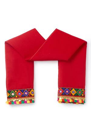 Banjara India Kutchi Embroidered Girls Chaniya Choli with Dupatta (CC-PTW) - Black 4