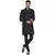 Black printed jaquard men-kurtas
