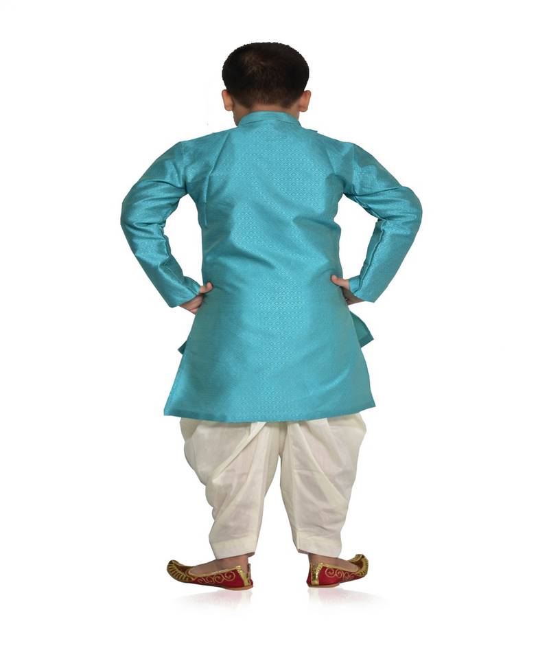 ANAN Kid's Festive & Party Red Kurta and Patiala Set  ( Red Pack of 1 )