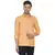 Orange plain cotton men-Shirt