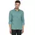 Green printed cotton men-Shirt
