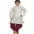 ANAN Kid's Festive & Party White Kurta and Patiala Set  ( White Pack of 1 )