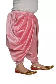 ANAN Kid's Festive & Party Pink Patiala Pant  ( Pink Pack of 1 )