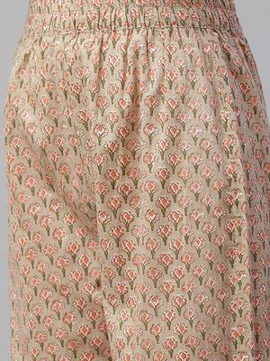 womens cotton printed straight kurti And palazzo set 3