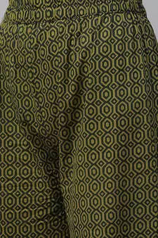 Womens Cotton Floral Print Straight Kurta Sharara Dupatta Set