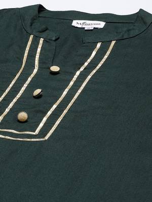 womens rayon solid kurta sharara and dupatta salwar suit set 2