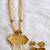 Antique kemp-green designer Pearl necklace set dj-01587