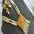 Antique pearl square pendant necklace set dj-01590