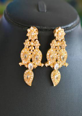 Gold tone bridal ad mango necklace set dj-01608 2