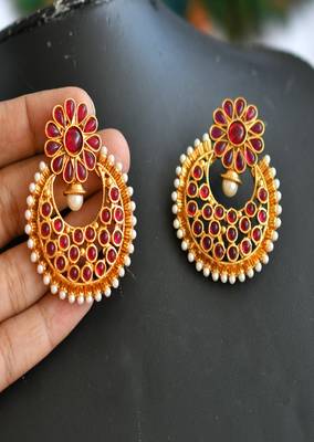 Antique multilayer kemp bali mugappu haar set dj-01618 2