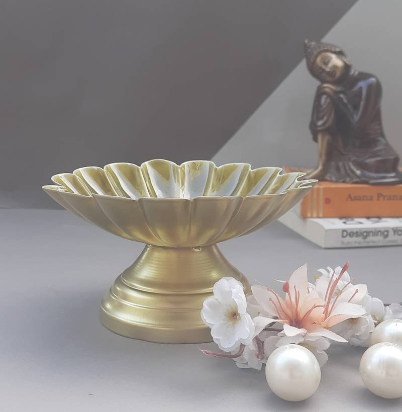 Color Palette Green Stand Bowl