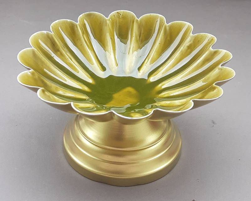 Color Palette Green Stand Bowl