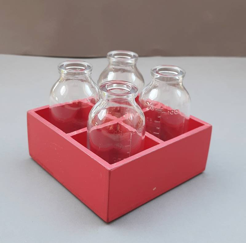 Color Palette 4 Bottle Vase