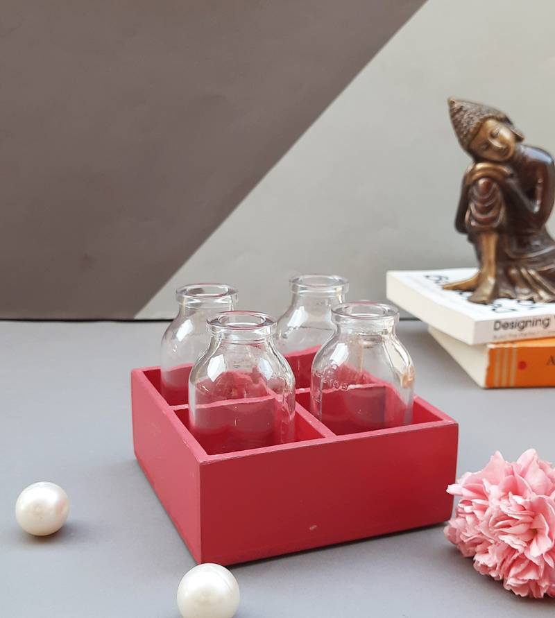 Color Palette 4 Bottle Vase