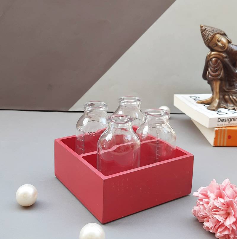 Color Palette 4 Bottle Vase