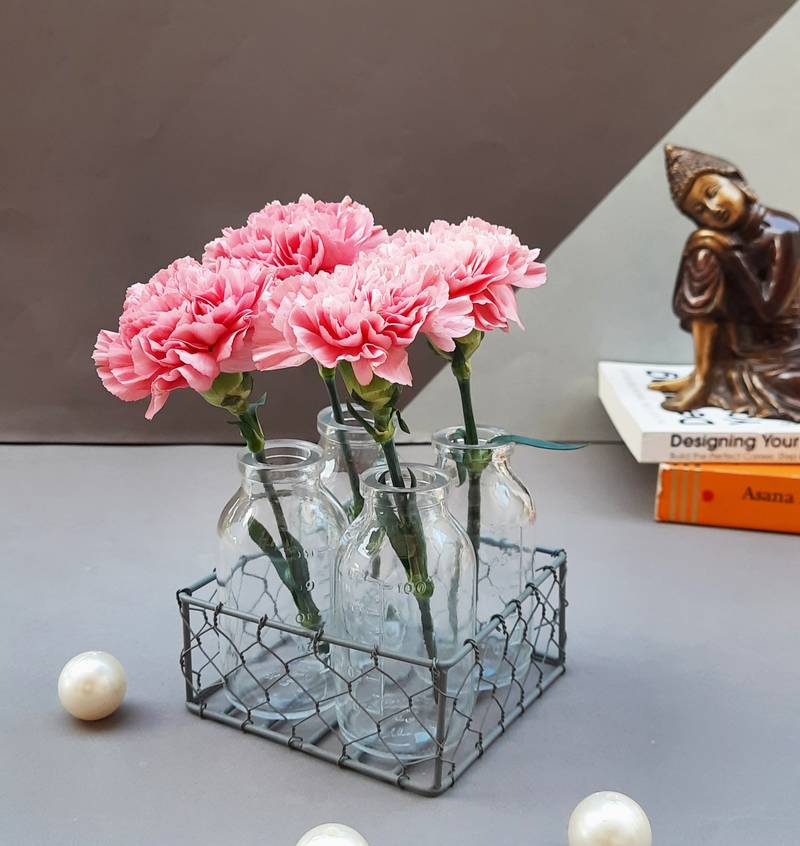 Color Palette 4 Bottle Vase