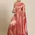 Pink Woven Poly Silk Blend Saree With Blouse