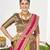 Parrot Green Banarasi semi stitched Lehenga & Unstitched Blouse With Dupatta