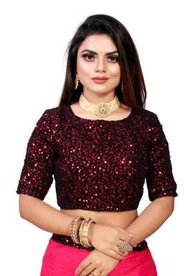 Pink Embroidered Silk Zari Saree With Blouse 4