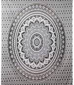 College Room Dorm Tapestry Single Bedsheet Beach Towel Picnic mat Decoration (BLACK)