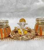 Shetu God Ganesh Diya, Pooja Aarti Thali for Diwali Pooja, Navratri Pooja, Home Temple