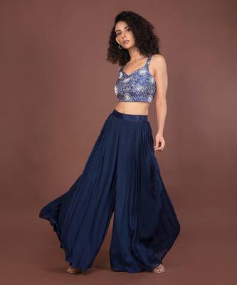 Blue Flowy 3 Piece Set 1