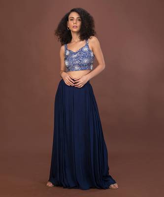 Blue Flowy 3 Piece Set 2