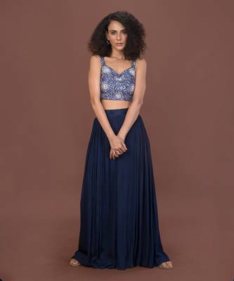 Blue Flowy 3 Piece Set 3