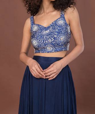 Blue Flowy 3 Piece Set 5