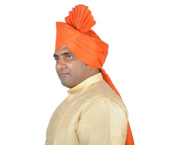 Plain Kolhapuri Pheta Turban 3