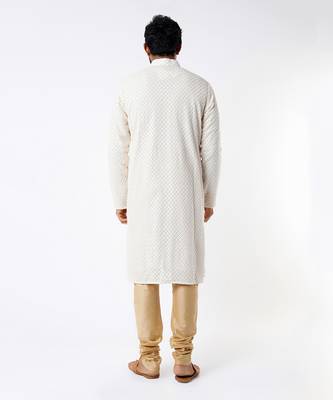 White Chikankari Kurta 2