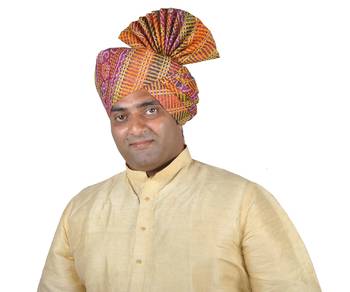 Panchrangi Lehariya Print Kolhapuri Pheta Turban 1