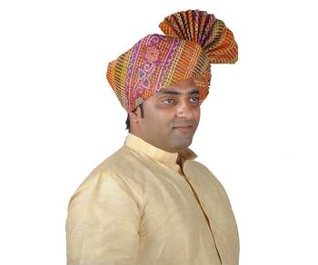 Panchrangi Lehariya Kolhapuri Pheta Turban 2