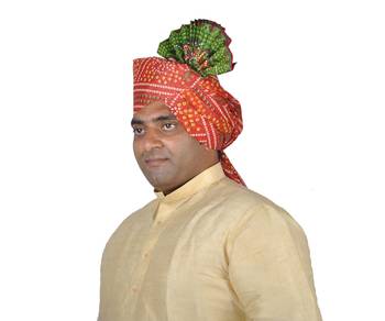 Bandhani Pallu Kolhapuri Pheta Turban 2
