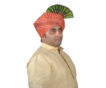 Bandhani Pallu Kolhapuri Pheta Turban 3