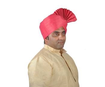 Jari Small Lining Kolhapuri Pheta Turban 3