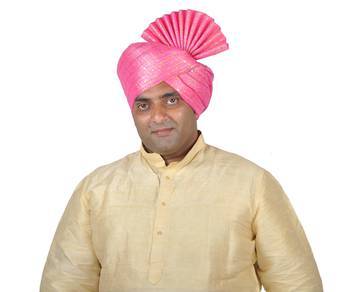 Jari Tickli Cream Kolhapuri Pheta Turban 1
