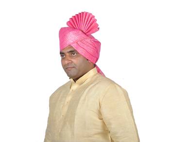Jari Tickli Cream Kolhapuri Pheta Turban 2